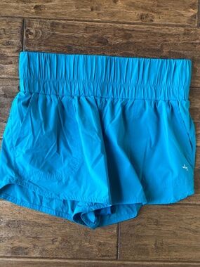 JoyLab Womens Athletic Shorts with Pockets in Atlantic Blue Medium